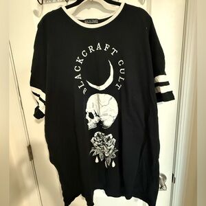 Blackcraft Cult Black and White Pajama Top